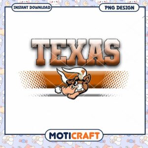 Texas Longhorns PNG Design for Instant Download 2023