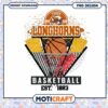 Texas Longhorns Basketball PNG Design Instant Download