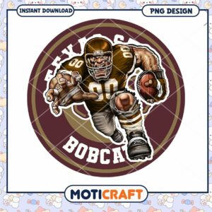 Texas Bobcats Football PNG Design Instant Download File