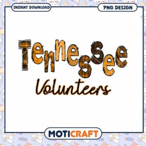 Tennessee Volunteers PNG Design Instant Download Art