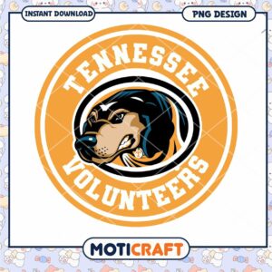 Tennessee Volunteers Dog Logo PNG Instant Download Image