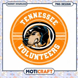 Tennessee Volunteers Dog Logo PNG Digital Download Design