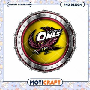 Temple Owls Logo PNG Download for Instant Use