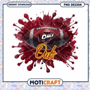 Temple Owls Football PNG Design Instant Download Art