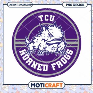 TCU Horned Frogs Team Logo Downloadable PNG Design
