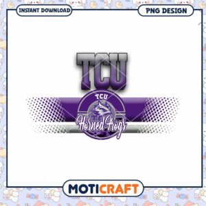 TCU Horned Frogs PNG Design for Instant Download