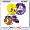TCU Horned Frogs Cartoon Football Player PNG Design