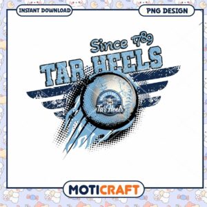 Tar Heels Since 1789 Vintage PNG Design for Fans