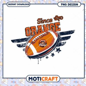 Syracuse Orange Football Design Since 1870 PNG Download