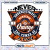 Syracuse Orange Fan Power PNG Downloadable Design Artwork