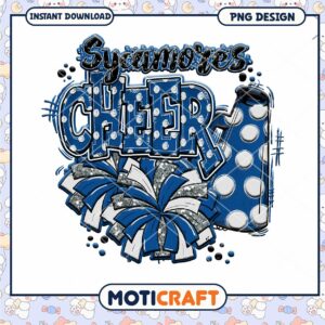 Sycamores Cheer PNG Design for Instant Download