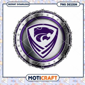Stylish Purple Shield Emblem PNG Design for Download