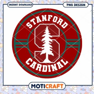 Stanford Cardinal Logo PNG Instant Download Design