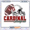Stanford Cardinal Football Helmet and Ball PNG Design 2 Stanford Cardinal Football Helmet and Ball PNG Design