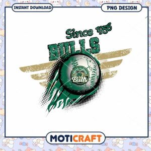 South Florida Bulls Vintage PNG Design Since 1956