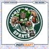 Spartan Football PNG Design for Instant Download 90s Retro