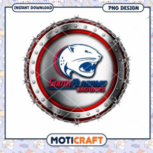 South Alabama Jaguars Logo PNG Instant Download Design