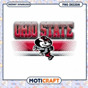 Ohio State University Mascot PNG Instant Download Design