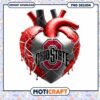 Ohio State Heart Design PNG Instant Download Art Gift