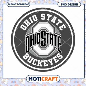 Ohio State Buckeyes PNG Design for Instant Download