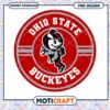 Ohio State Buckeyes Fan Art PNG Downloadable Design