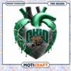 Ohio Heart Graphic PNG Design for Instant Download