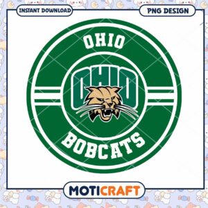 Ohio Bobcats Logo Instant Download PNG Design Item