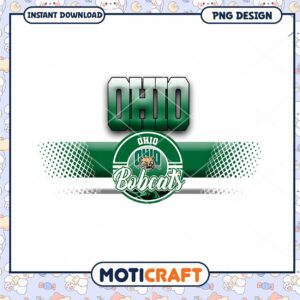Ohio Bobcats PNG Design for Instant Download Art