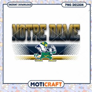 Notre Dame Irish PNG Design Instant Download Art