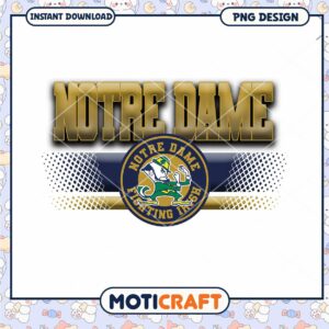 Notre Dame Fighting Irish PNG Design Instant Download