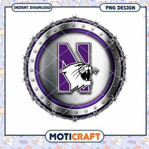 Northwestern University PNG Logo Instant Download Art