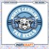 North Carolina Tar Heels Mascot PNG Design Download