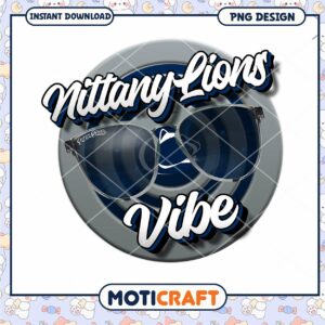 Nittany Lions Vibe PNG Design for Instant Download
