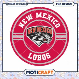 New Mexico Lobos Logo PNG Instant Download Design Art