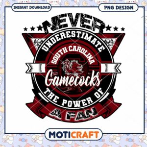 Never Underestimate South Carolina Gamecocks Fans PNG Download