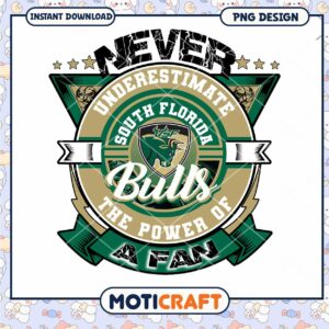 Never Underestimate South Florida Bulls Fan Power PNG