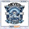 Never Underestimate North Carolina Tar Heels Fan Art PNG