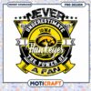 Never Underestimate Iowa Hawkeyes Team Spirit Fan PNG