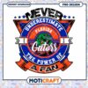 Never Underestimate Florida Gators Fan Graphic PNG Download