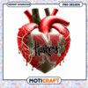 Nebraska Huskers Heart PNG Design for Instant Download