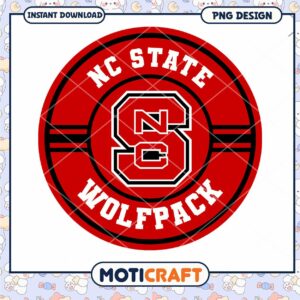 NC State Wolfpack Logo PNG Instant Download Design