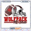 NC State Wolfpack Football PNG Instant Download Design
