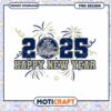 Navy Midshipmen Happy New Year 2025 PNG Design Download