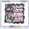 My Heart is Full of Panthers Love PNG Design Download