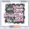 My Heart is Full of Horned Frogs Love PNG Design Download