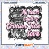 My Heart is Full of Crimson Tide Love PNG Design Download