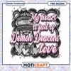 My Heart is Full of Demon Deacons Love PNG Design