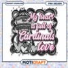 My Heart is Full of Cardinals Love PNG Design Download
