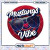 Mustangs Vibe Cool Sunglasses PNG Design Download