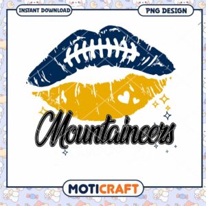 Mountainers Football Kissable Design Instant Download PNG